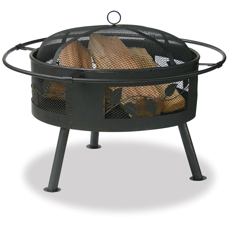 Uniflame Stainless Steel Wood Burning Fire Pit & Reviews Wayfair